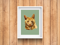 Personalised Pet Portrait from Photo | Custom Pet Gift