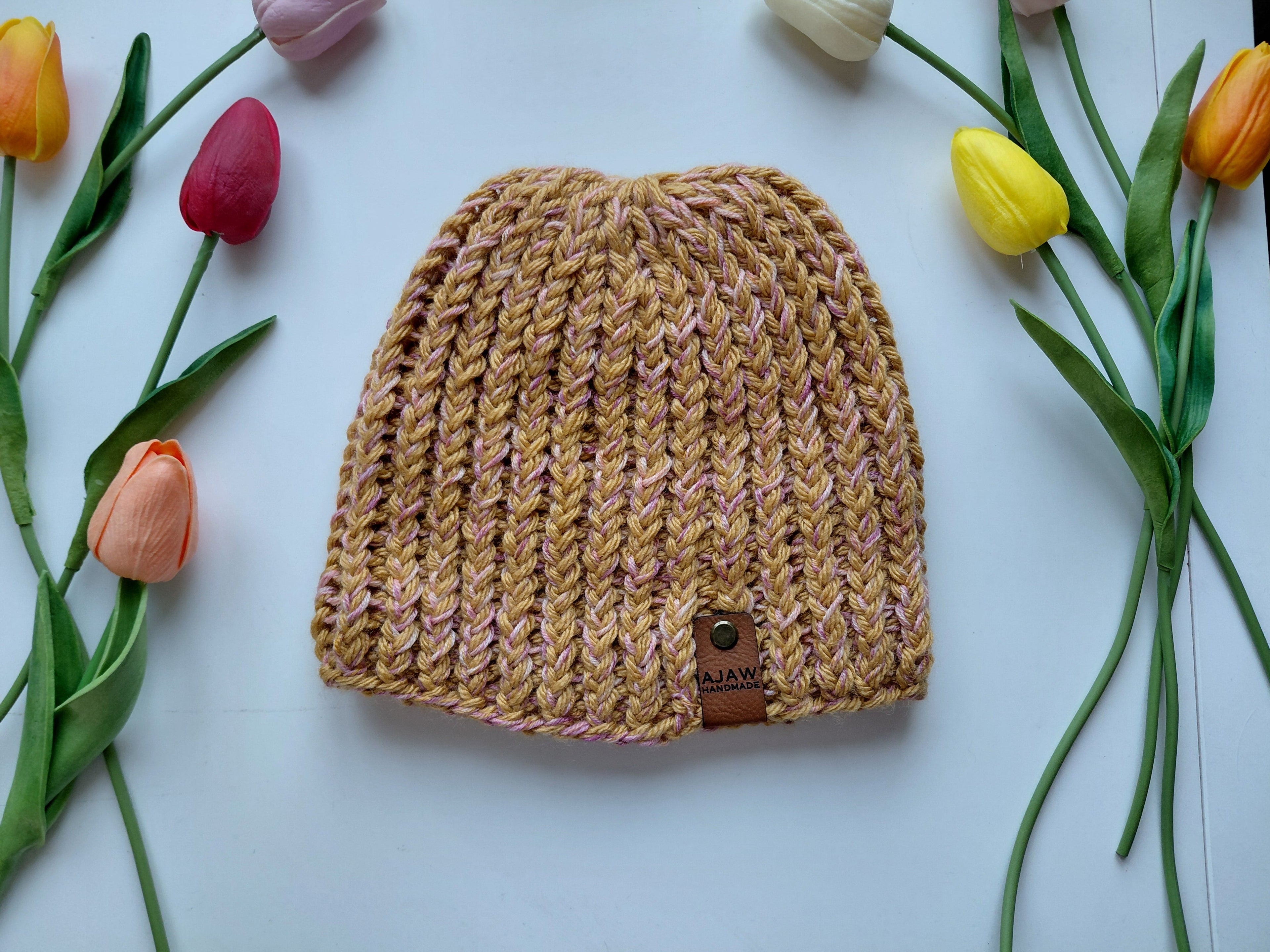 Handmade Classic Knitted Beanie | Adult Winter Hat