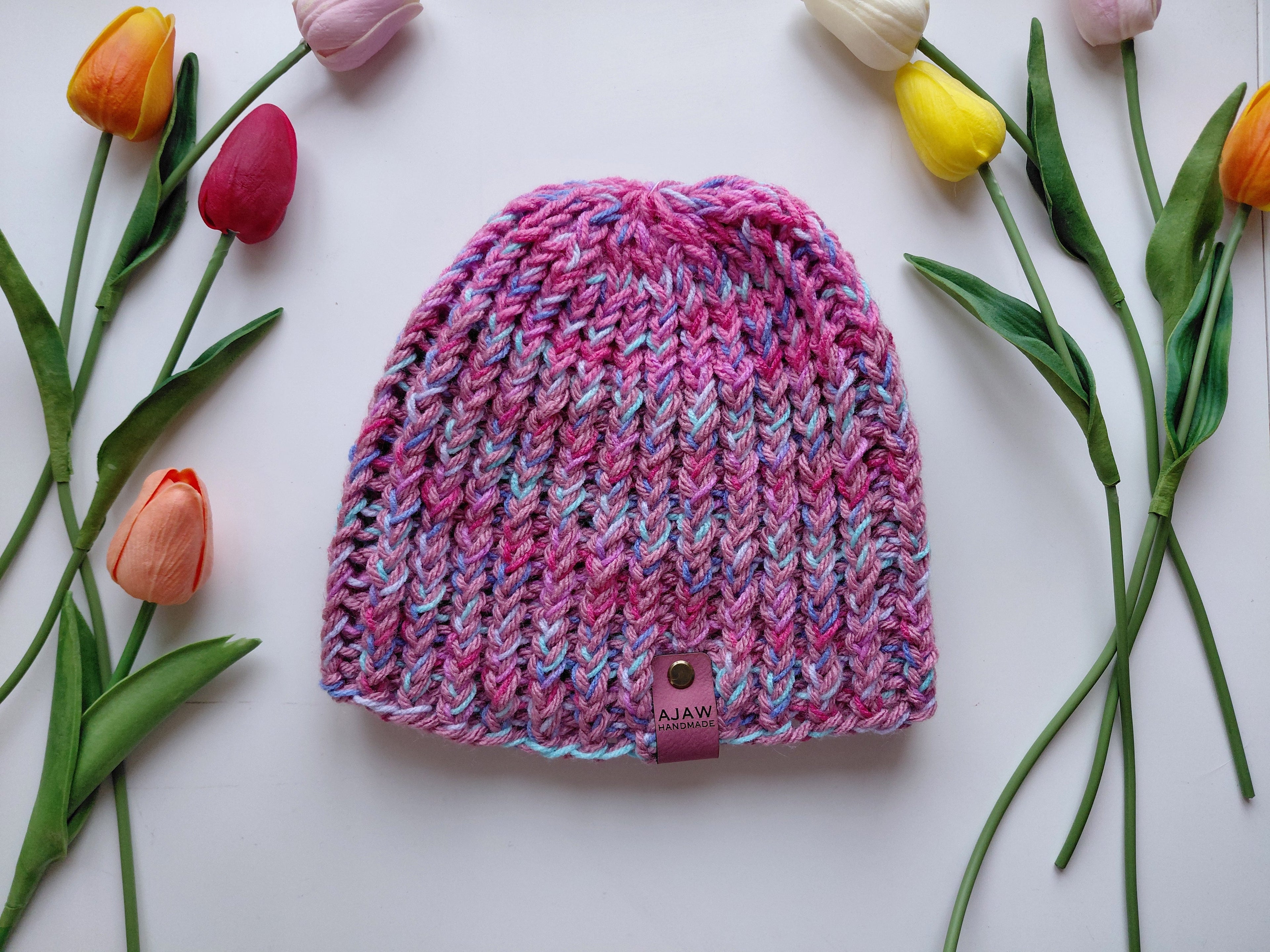 Handmade Classic Knitted Beanie | Adult Winter Hat