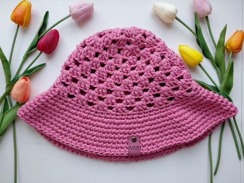 Crochet bucket hat - various sizes and designs