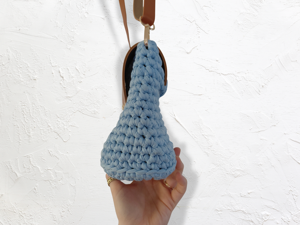 Custom Karen bag - handmade crochet handbag, cross body purse