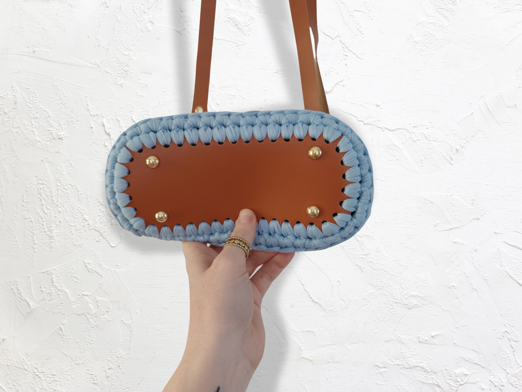 Custom Karen bag - handmade crochet handbag, cross body purse