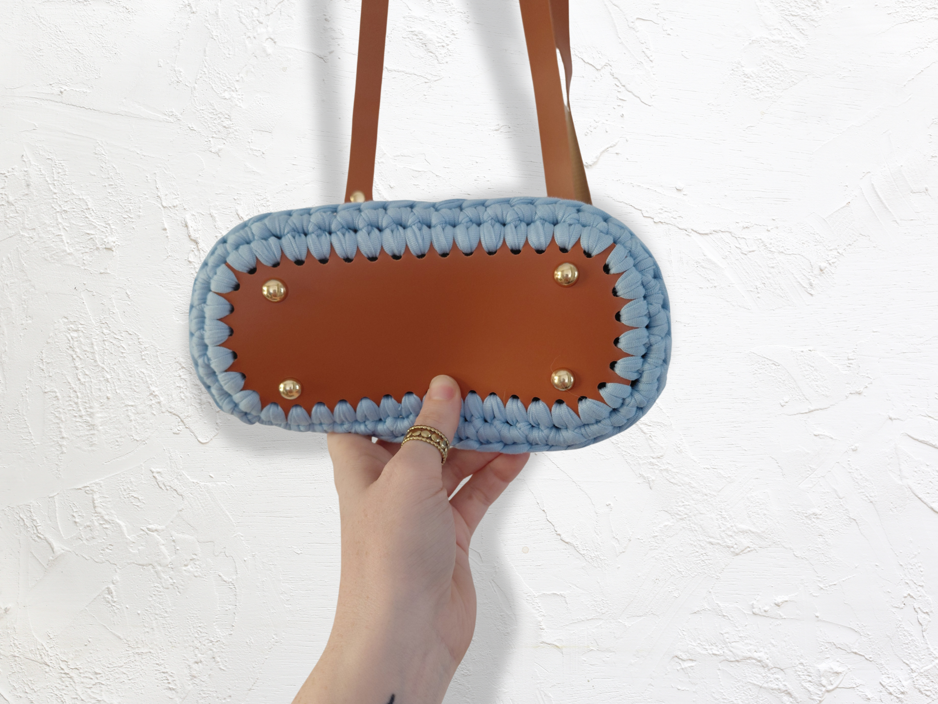 Custom Karen bag - handmade crochet handbag, cross body purse