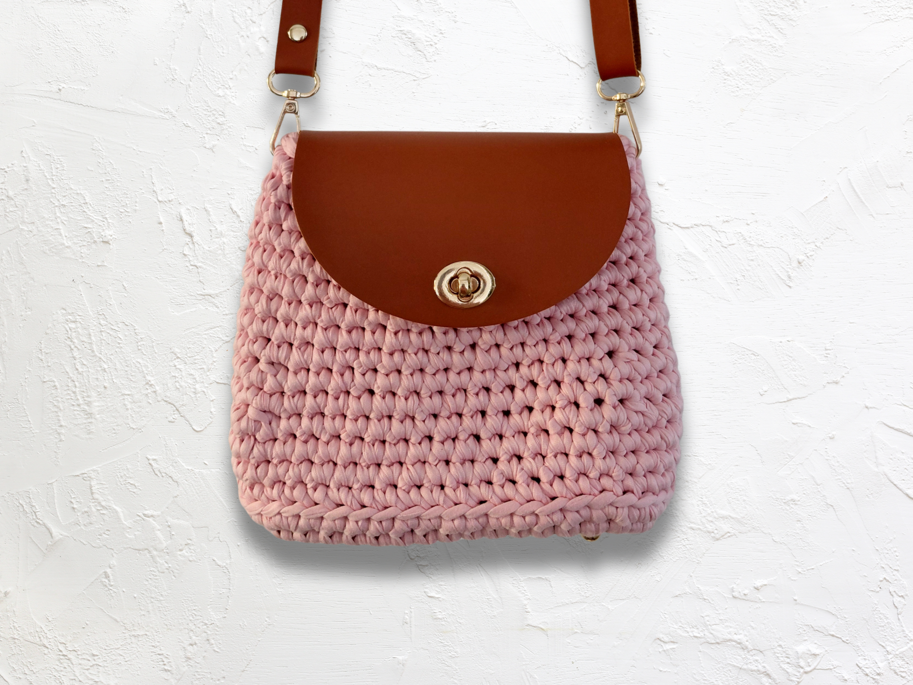 The Karen Bag- handmade crochet bag, adjustable strap - ready to ship