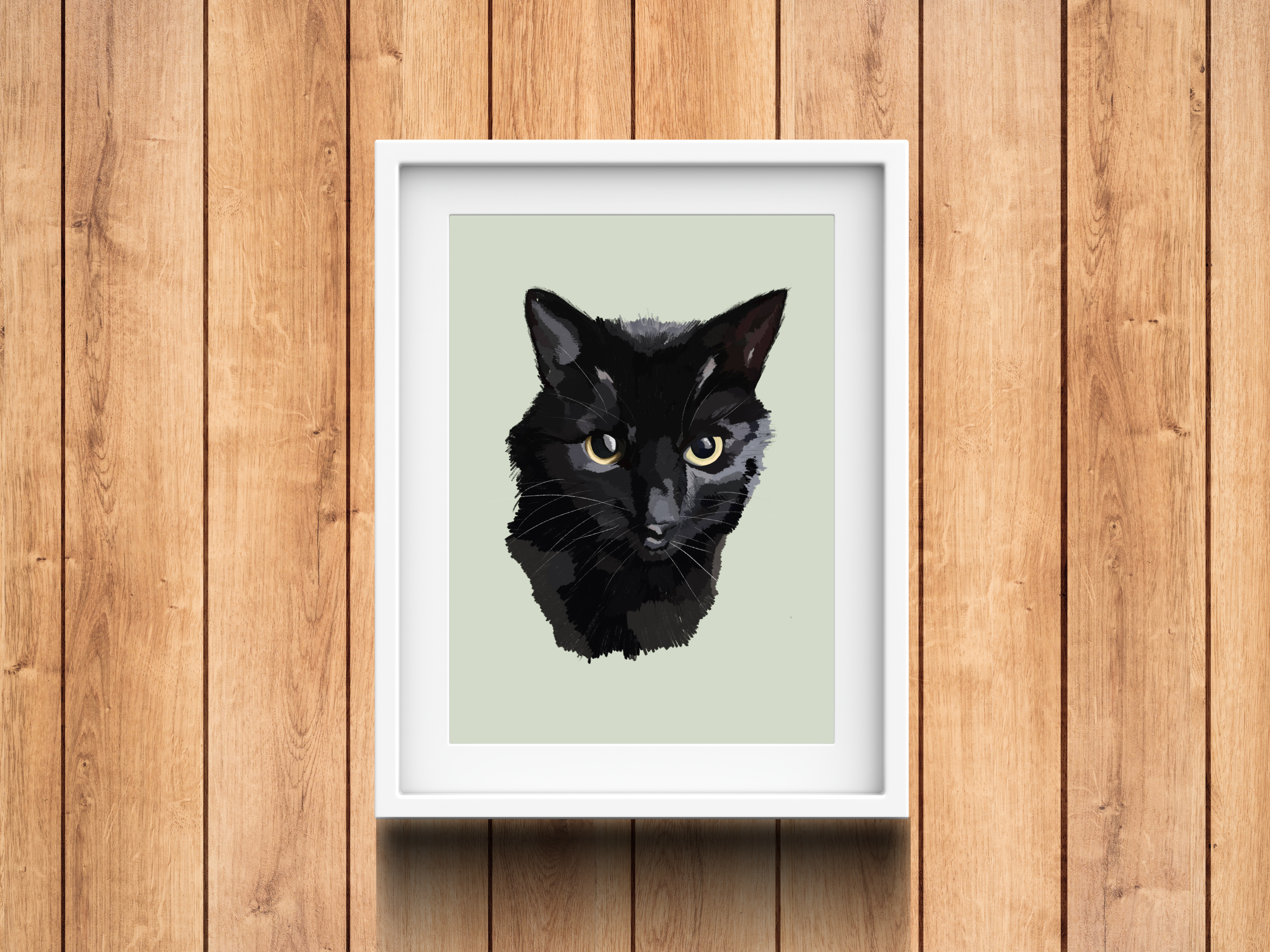 Personalised Pet Portrait from Photo | Custom Pet Gift