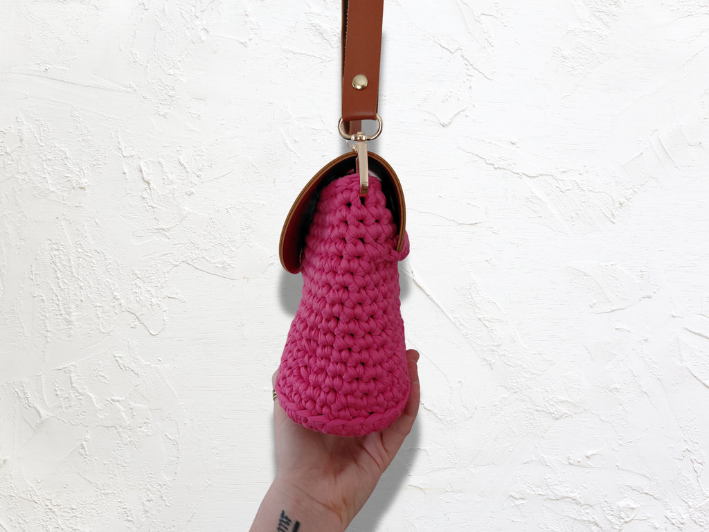 The Karen Bag- handmade crochet bag, adjustable strap - ready to ship