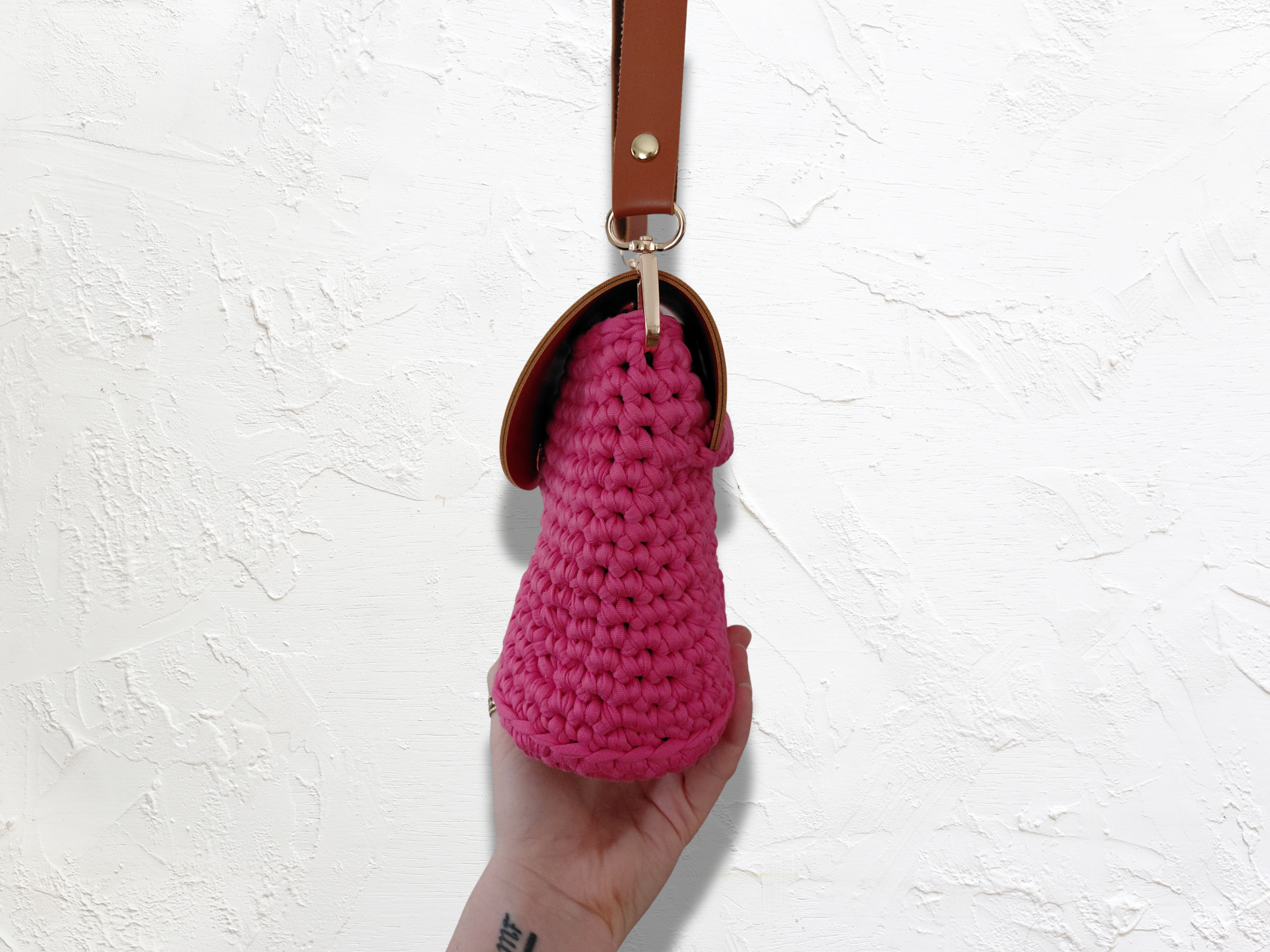 The Karen Bag- handmade crochet bag, adjustable strap - ready to ship
