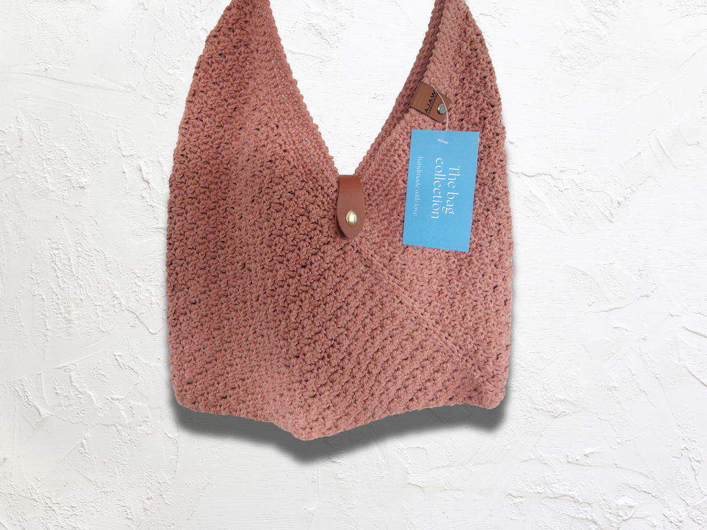 The Jane Bag - small shoulder bag with button clasp