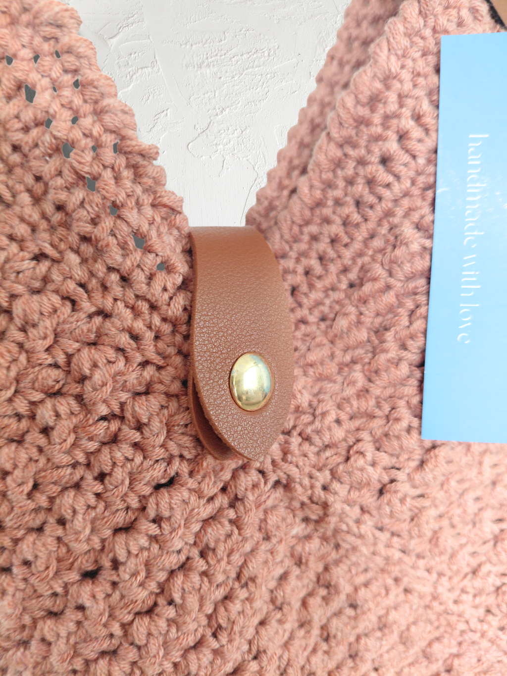 The Jane Bag - small shoulder bag with button clasp