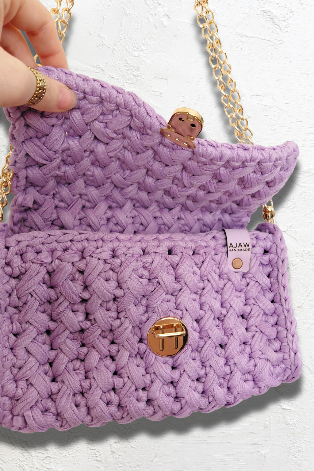 The Poppy Purse- handmade crochet bag, adjustable strap