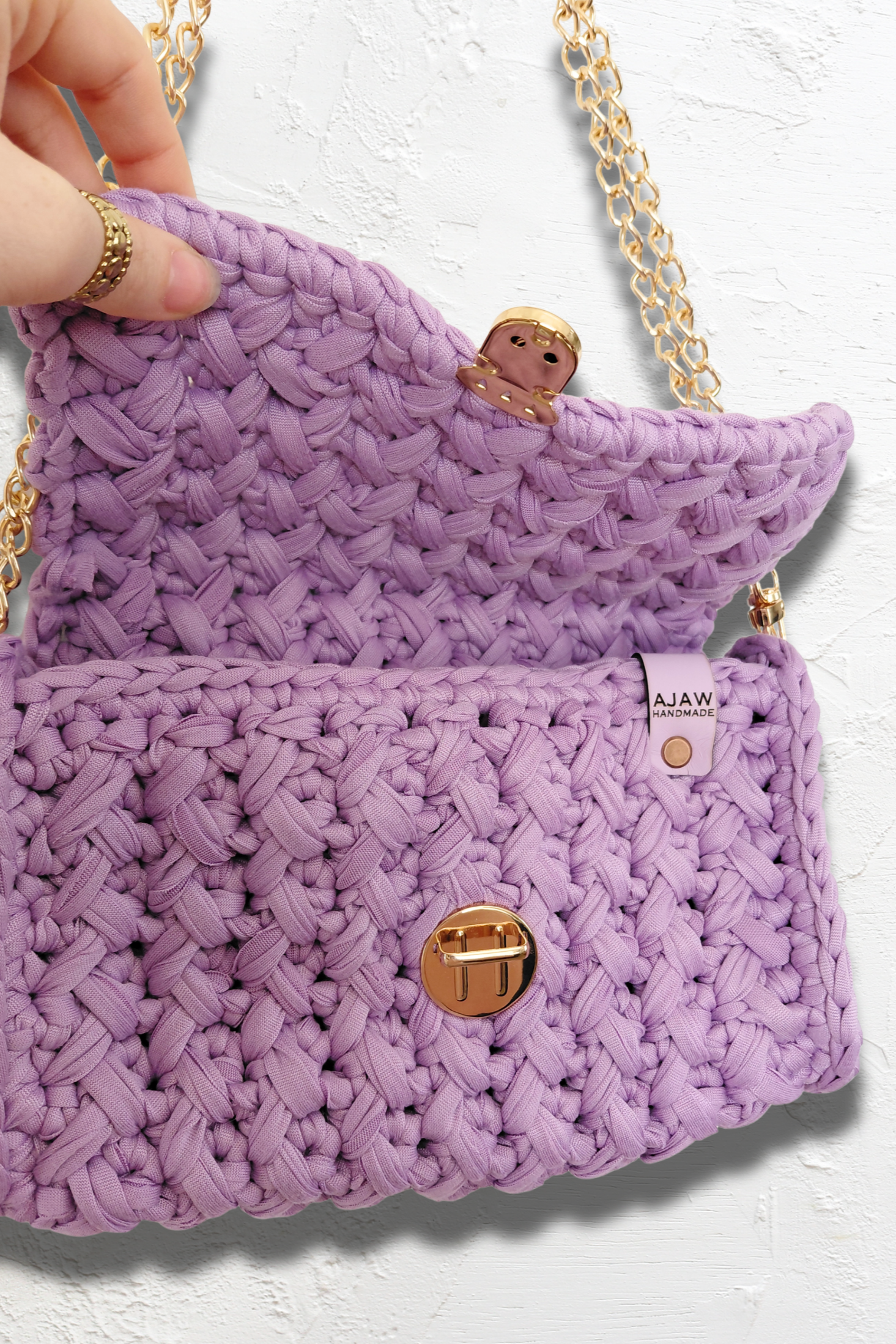 The Poppy Purse- handmade crochet bag, adjustable strap