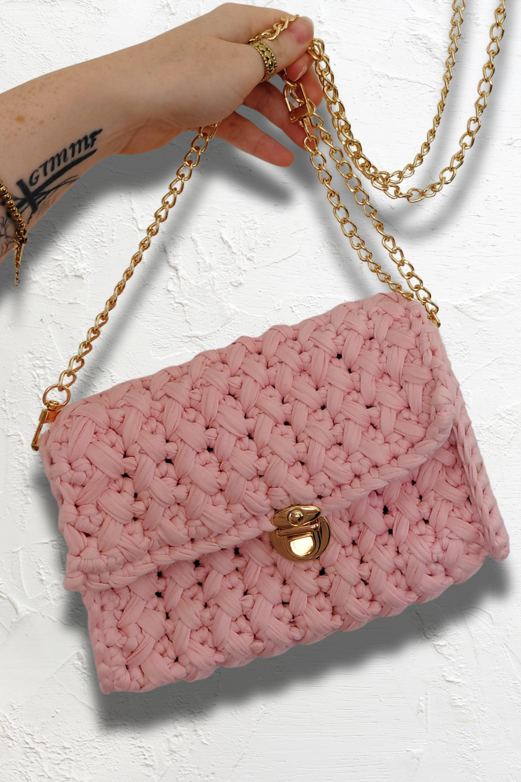 The Poppy Purse- handmade crochet bag, adjustable strap